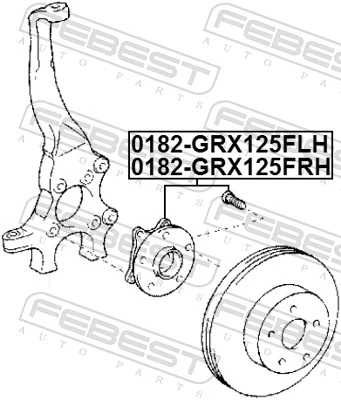 Wheel Hub 0182-GRX125FLH