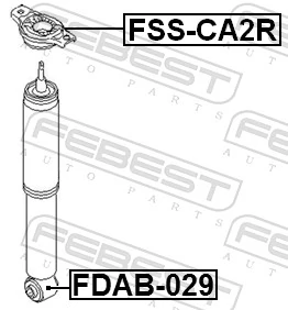 Suspension Strut Support Mount FSS-CA2R