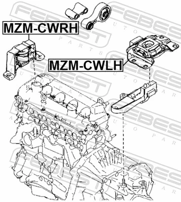 Mounting, engine MZM-CWRH