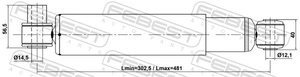 Shock Absorber 21110-009R