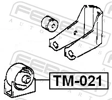 Mounting, engine TM-021