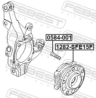 Wheel Hub 1282-SFE15F