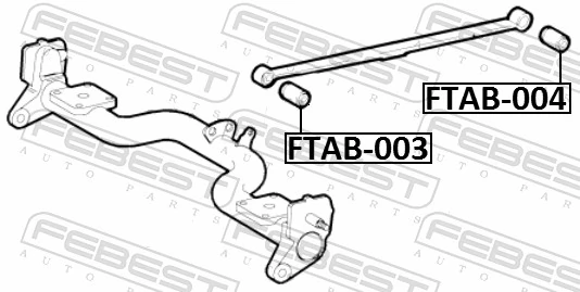 Bushing, leaf spring FTAB-004
