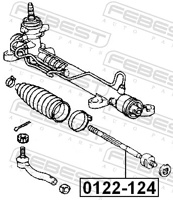 FEBEST 0122-124 Inner Tie Rod