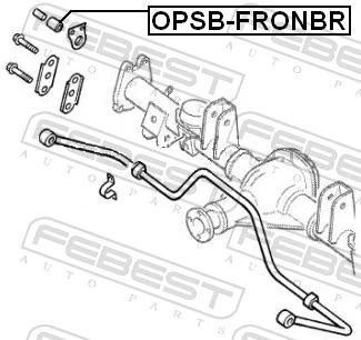 Mounting, stabiliser bar OPSB-FRONBR