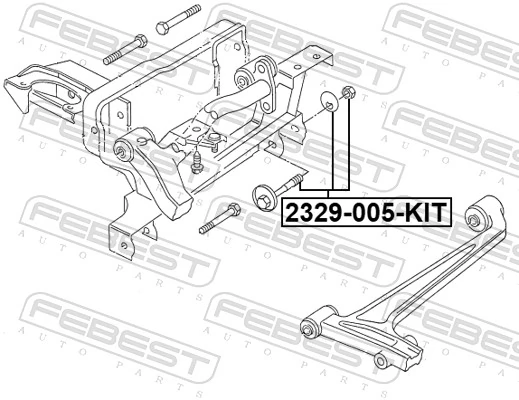 Camber Correction Screw 2329-005-KIT