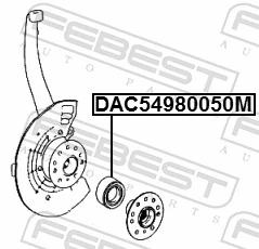 Wheel Bearing DAC54980050M