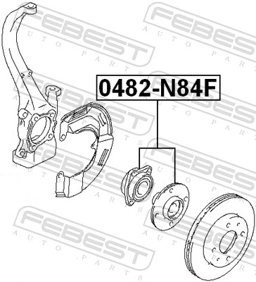 Wheel Hub 0482-N84F