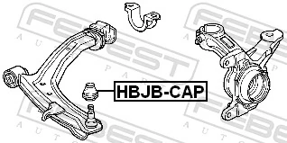 FEBEST HBJB-CAP Repair kit, supporting/ball joint