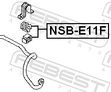 Mounting, stabiliser bar NSB-E11F