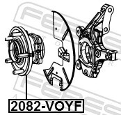 Wheel Hub 2082-VOYF