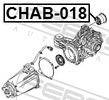 Mounting, differential CHAB-018