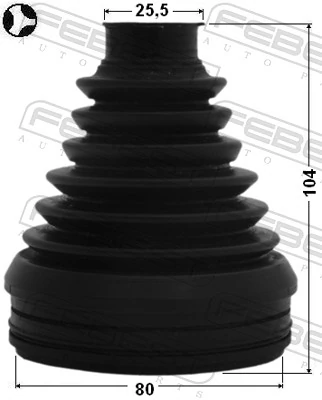 Bellow, drive shaft 0115-ZVW30T