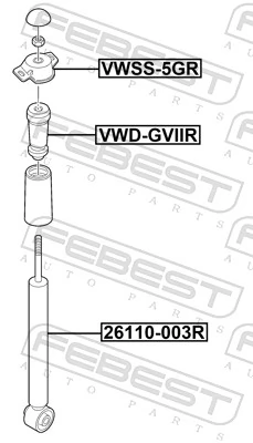 Penampan Hentakan, Ampaian VWD-GVIIR