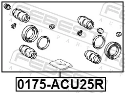 Kit Pembaikan, Angkup Brek 0175-ACU25R
