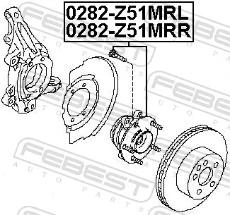 Wheel Hub 0282-Z51MRR