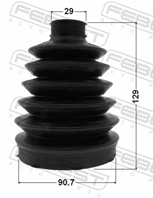 Bellow, drive shaft 2117P-CA218