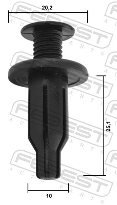 Clip, trim/protection strip 88570-149