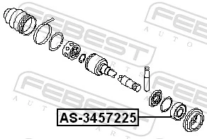 Bearing, drive shaft AS-3457225