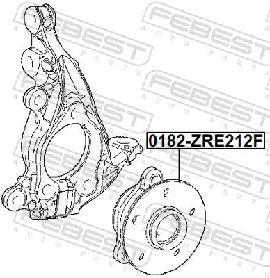 Wheel Hub 0182-ZRE212F
