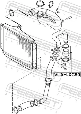 Coolant Pipe VLAH-XC90