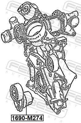 三角多楔带张紧器 1690-M274