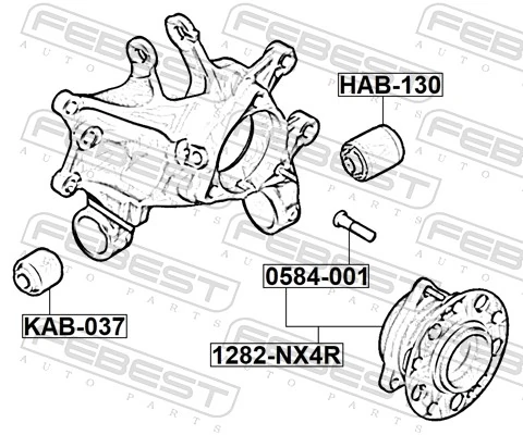 Wheel Hub 2282-NQ52WDRM