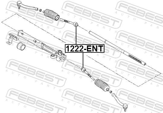 Inner Tie Rod 1222-ENT