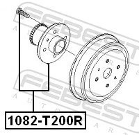 Wheel Hub 1082-T200R