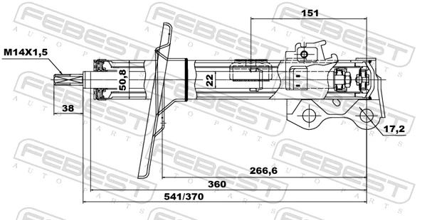 Shock Absorber 01660968FR
