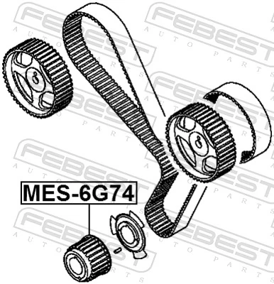 FEBEST MES-6G74 Sprocket, crankshaft