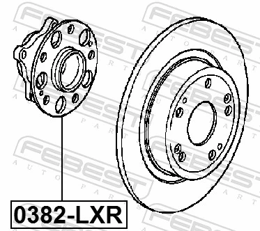 FEBEST 0382-LXR Wheel Hub