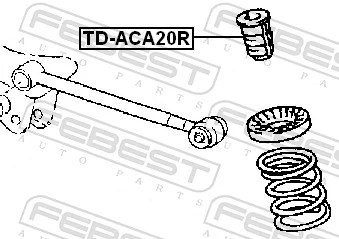 Rubber Buffer, suspension TD-ACA20R