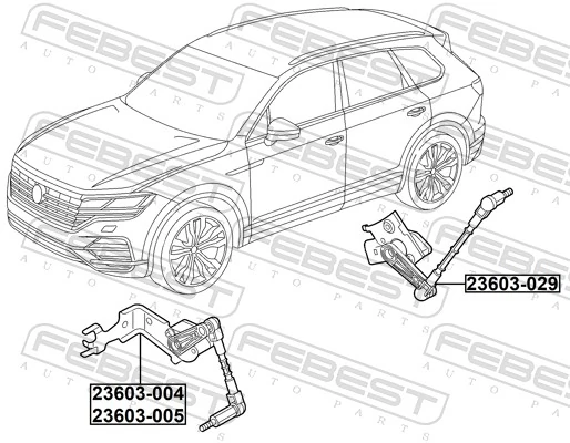 FEBEST 23603-029 Sensor, headlight levelling