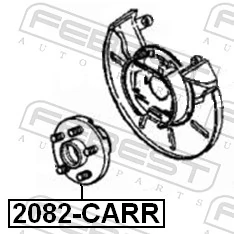 Wheel Hub 2082-CARR