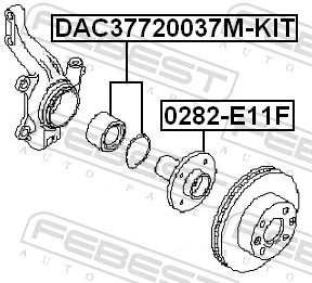 Wheel Hub 0282-E11F