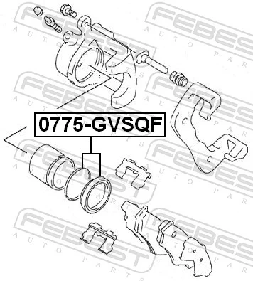 制动钳修理包 0775-GVSQF