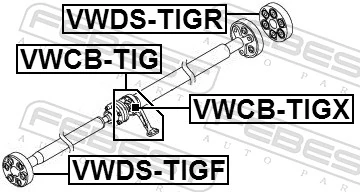 Joint, propshaft VWDS-TIGF