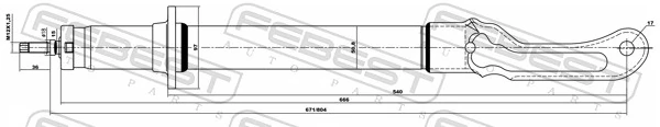 FEBEST 20110-001F Shock Absorber