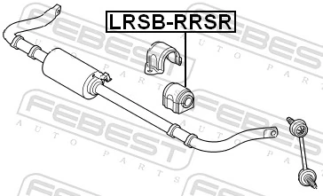 Mounting, stabiliser bar LRSB-RRSR