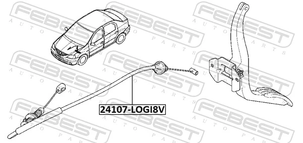 Kabel Pendikit 24107-LOGI8V