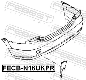 FEBEST FECB-N16UKPR Flap, tow hook