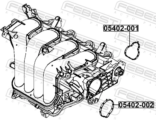 Gasket, intake manifold 05402-001