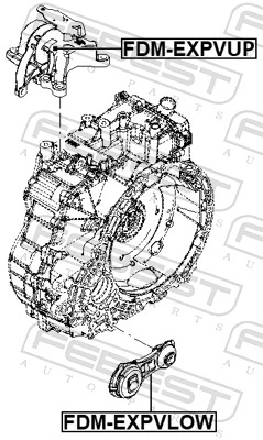 FEBEST FDM-EXPVUP Mounting, automatic transmission