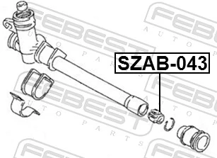 FEBEST SZAB-043 Mounting, steering gear