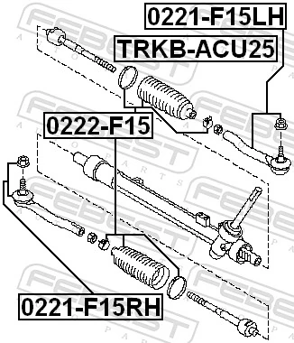 Inner Tie Rod 0222-F15