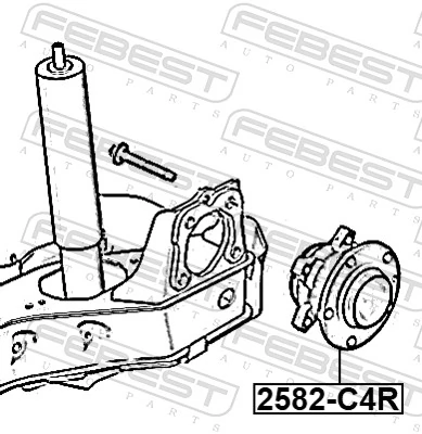 Wheel Hub 2582-C4R