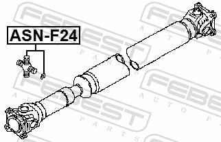 Joint, propshaft ASN-F24