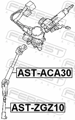 Steering Shaft AST-ACA30