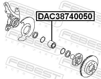 Wheel Bearing DAC38740050